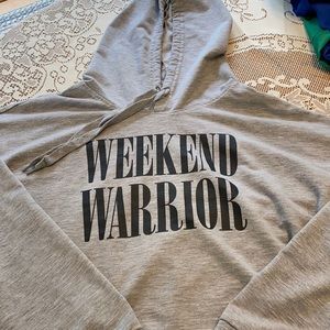 Mad Engine Grey Hoodie Weekend Warrior 2X